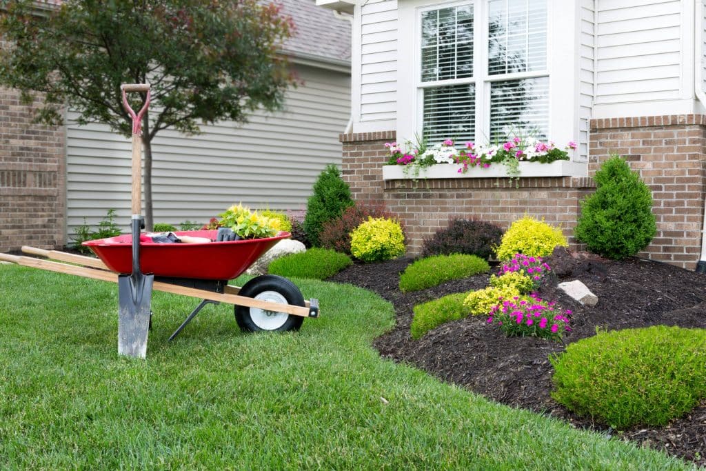 Keep landscaping and soil away from siding.