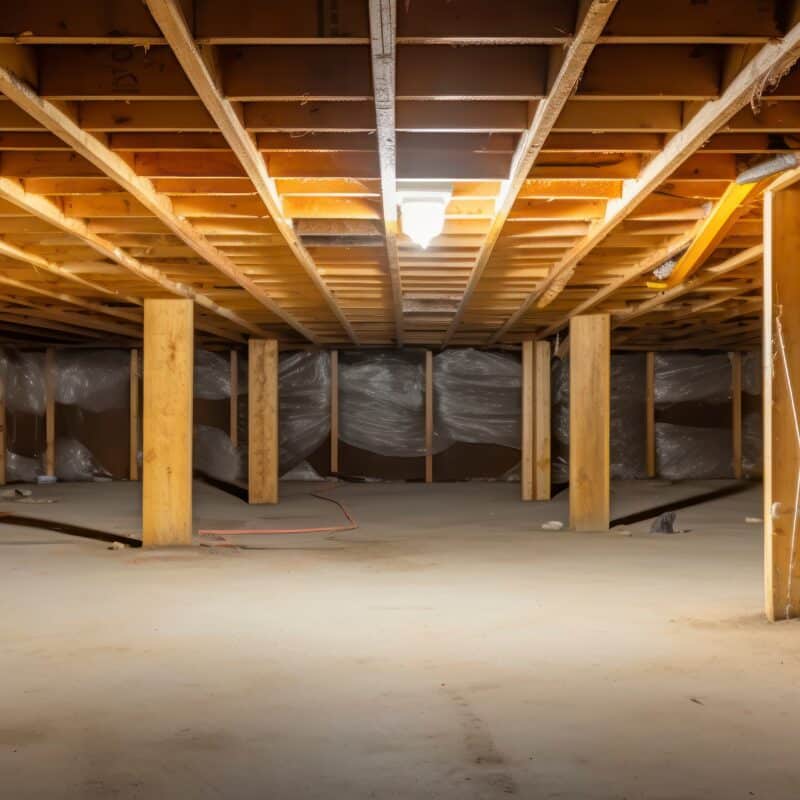 Crawlspace vapor barrier