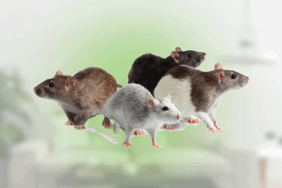 different types of rodents